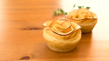 簡単おもてなしデザート！ローズアップルパイ / Rose Apple Pie Recipe