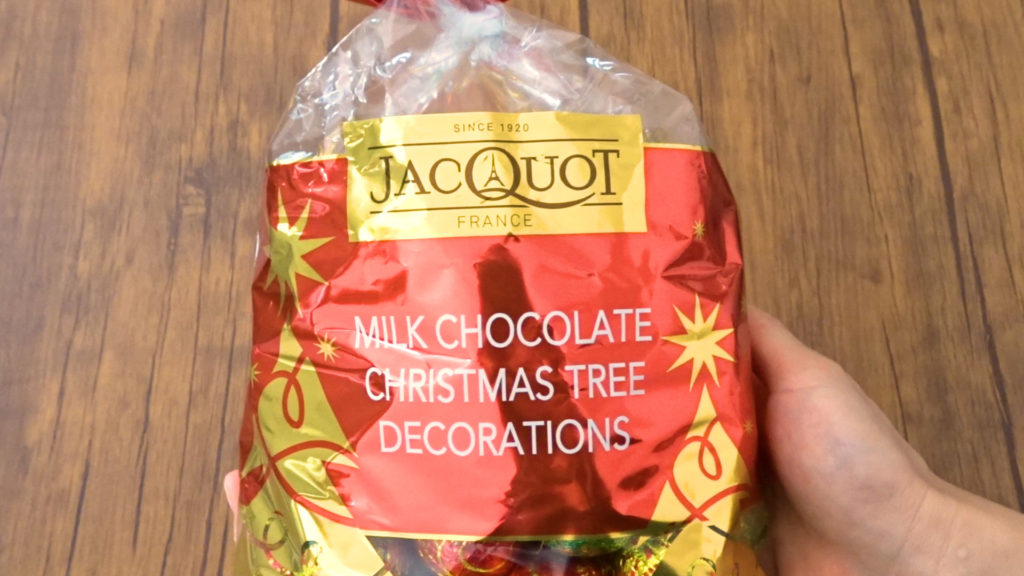 コストコのクリスマスツリーに飾れるチョコレートのオーナメント Tasty Time
