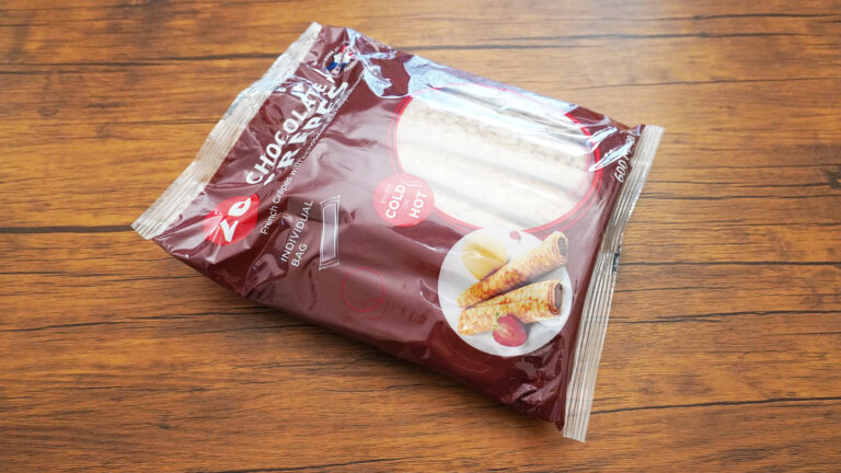 コストコのフレンチチョコレートクレープは常温保存可能で持ち運びにも便利な個包装 Tasty Time