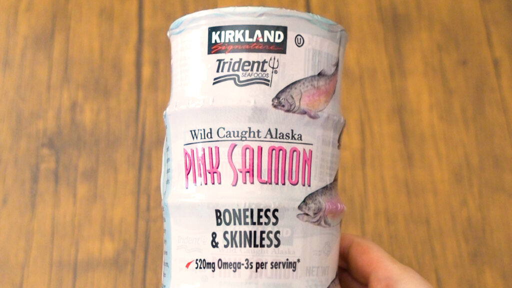 コストコのワイルドピンクサーモン缶はオメガ3たっぷりの鮭水煮缶 Tasty Time