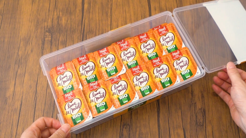 コストコのポーションパックのオーガニックはちみつは使い切りサイズで持ち運びに便利 Tasty Time