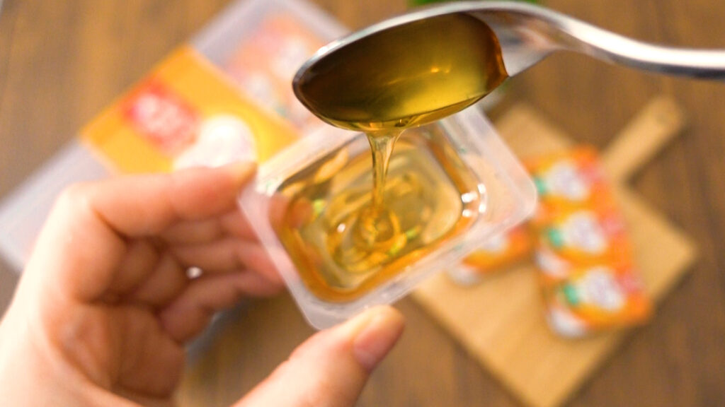 コストコのポーションパックのオーガニックはちみつは使い切りサイズで持ち運びに便利 Tasty Time