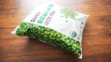 コストコの冷凍オーガニックグリーンピースはアメリカ産のUSDA認定オーガニック野菜！