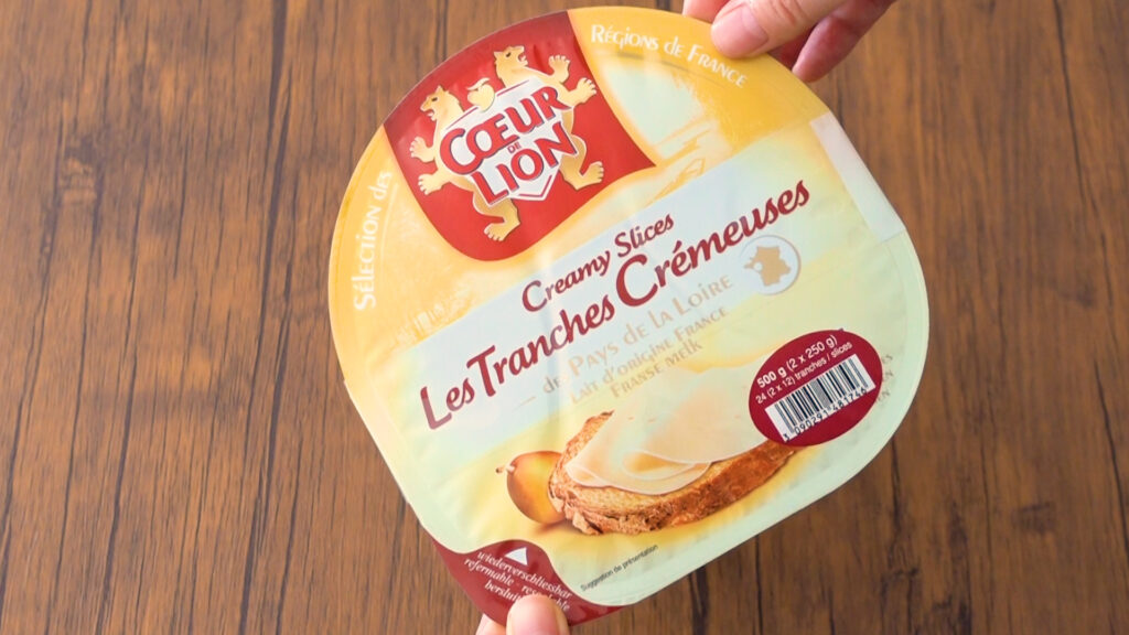 コストコのCOEUR DE LION クリーミースライスチーズ