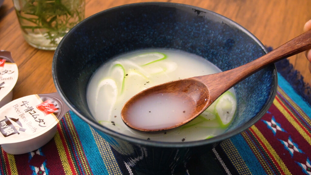 コストコの牛骨コムタンは8時間以上じっくり煮込んだ濃厚な牛骨だし Tasty Time