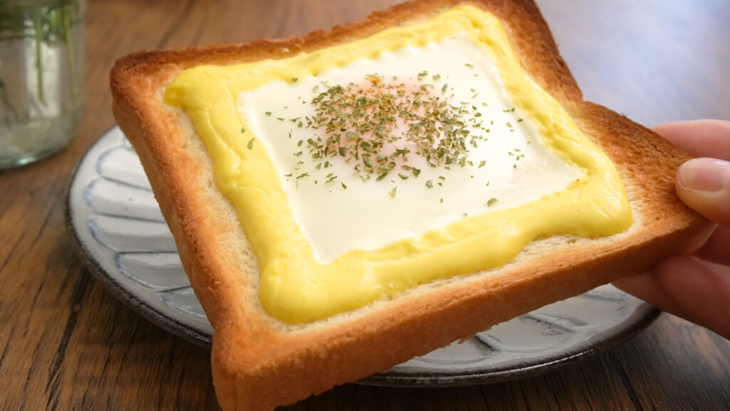 マヨネーズと卵でラピュタパントースト