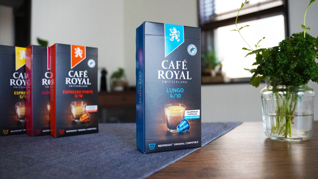 コストコのCafe Royalカフェロイヤル ネスプレッソ互換カプセル アソートパック60カプセル入