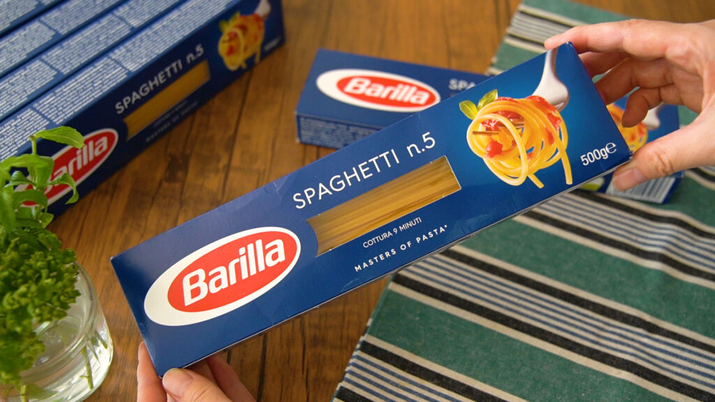 コストコのBarilla スパゲッティ