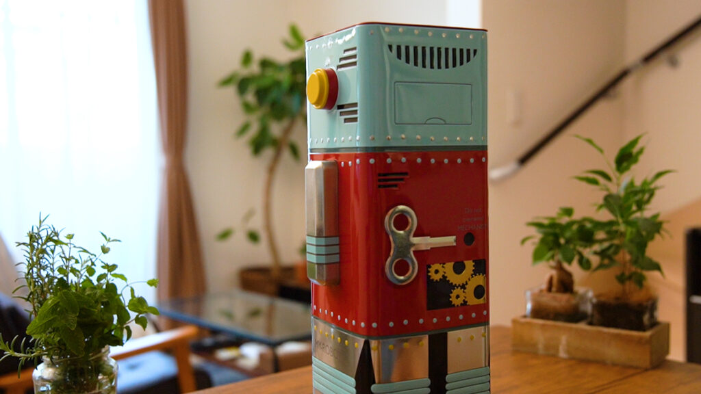 コストコのWerther's Origina（ヴェルタースオリジナル） ロボットキャンディ缶