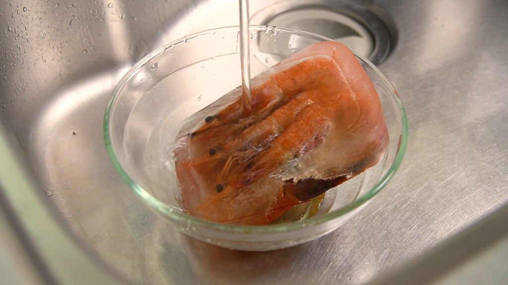 コストコのアルゼンチン産刺身用天然赤海老