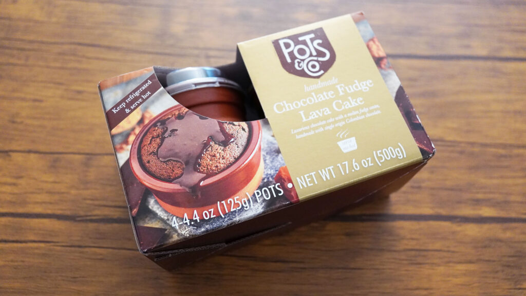 コストコの Pots＆Co チョコレートファッジラバケーキ