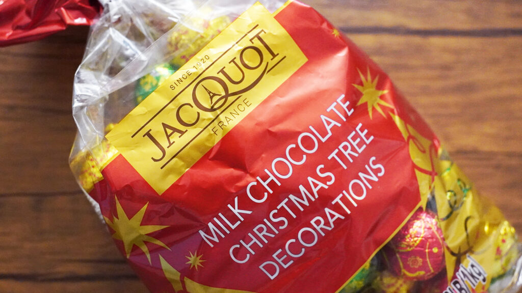 コストコのJACQUOT ミルクチョコレート クリスマスツリー デコレーション