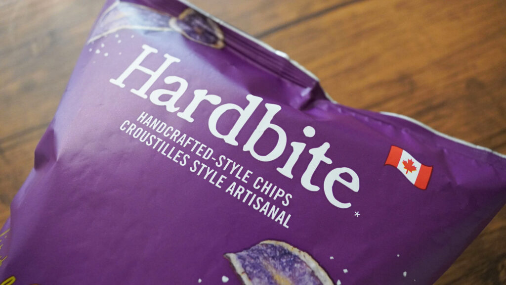 Hardbite パープルレイン（紫芋）ポテトチップス