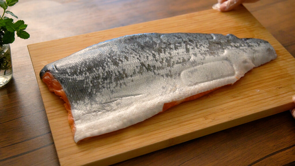 コストコのチリ産 骨取り銀鮭 食塩不使用